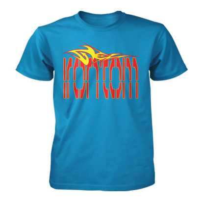 Blue Color T-Shirt with IRONTOM text on front 